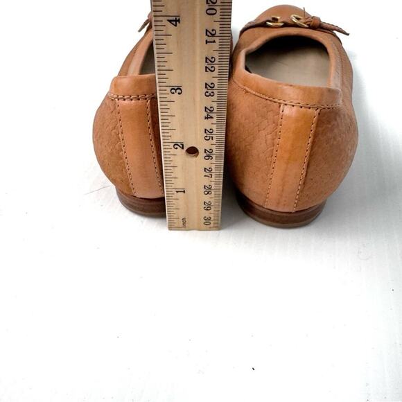 AGL attilio giusti leombruni Monika Cap Toe Ballet Flat tan woven size 35 / 5 US - Picture 8 of 13